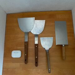 ◆業務用としても◎◆へら4点セット！大家族のお好み焼きに最適