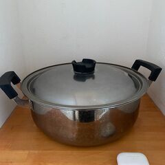 ◆業務用でも可◆ 大きなステンレス鍋 大家族のおでんやお茶づくり...