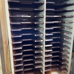 カルテケース　書類棚　棚　レトロ　医療棚