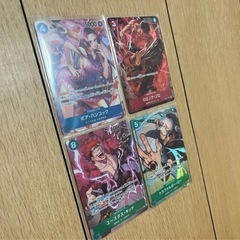 ワンピースカードゲーム パラレルSR 4種の画像