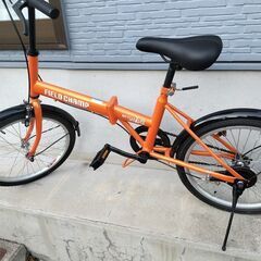 未使用品 FIELD CHAMP MG-FCP20 折りたたみ自転車 20インチ オレンジ