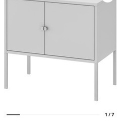★決定済★<無料> IKEA キャビネット、メタル／グレー、60...