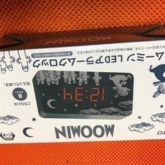 ムーミン　LEDアラームクロック　新品