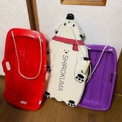 雪遊び　ソリ　そり　🛷　3点まとめ売り　ソリ遊び　そり遊び　スノ...