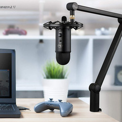 yeticaster blueコンデンサーマイク、スタンド、ショ...
