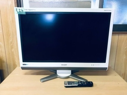 ③326番 シャープ✨テレビ✨LC-32D30‼️