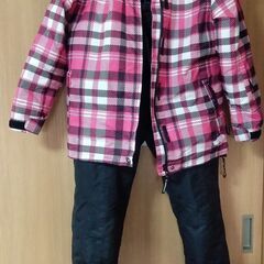 小学生女の子用スキーウェア上下140cm