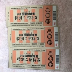 四国健康村 入場券