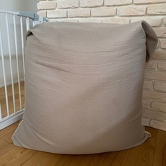 【値下げしました】ビーズクッションソファー　の画像