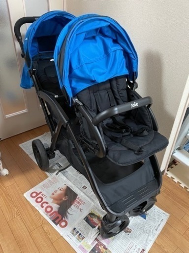 2人乗りベビーカー　joie 中古