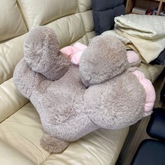 【新品同様‼️】座高80cm うさぎ 特大ぬいぐるみ ウサギ 兎 ふわふわな触り心地♪の画像