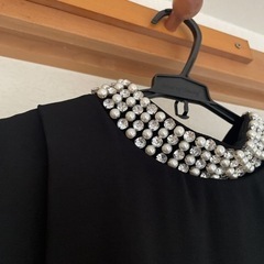 結婚式　ドレス　フレアワンピース　一度のみの着用の画像