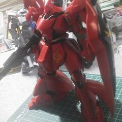 BANDAI HGUC 1/144 サザビー 部分塗装 成形色仕上げ 完成品の画像