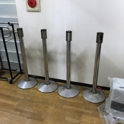 パーテーションポール　ベルトパーテーション　2本セット 値引中！