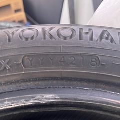 7〜8分 バリ山 2018年製 スタッドレスタイヤ ヨコハマ アイスガード iG50 プラス  165/65R14の画像