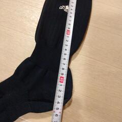 adidasソックス　黒の画像