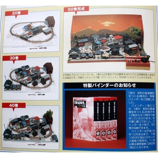 週刊 昭和の鉄道模型をつくる　全50巻　ジオラマ　Nゲージ