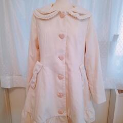 ☆美品☆ うさみみ付き ハートボタンコート