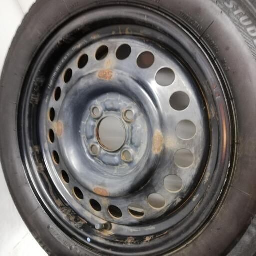 ＜スタッドレス・ホイール 4本＞  175/65R15 アイスパートナー '15 '17  15X5.5J 日産 キューブ 4H -100 キューブ アクア