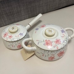 ホーロー鍋セット　エレガンス