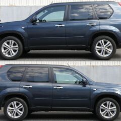 AA評価4点　エクストレイル　後期型　修復歴なし　4WD　内外装＆下回りキレイの画像