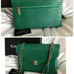 極美品☆シャネル☆CHANEL シェブロンステッチ　チェーンショ...