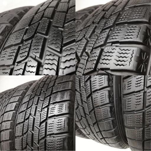 ＜スタッドレス・ホイール 4本＞  185/60R15 グッドイヤー 70～80% 2017年製  15x6J マツダ純正 4H -100 デミオ