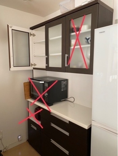 ニトリ　食器棚　（ダリア）