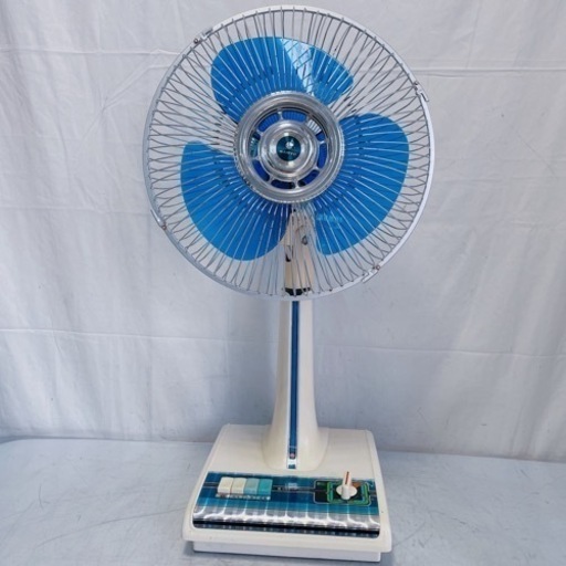 11AG1【動作品】SANYO サンヨー 扇風機 EF-6LN お座敷扇 昭和レトロ レトロ扇風機  アンティーク 高さ約72cm〜84cm 素人採寸 錆有