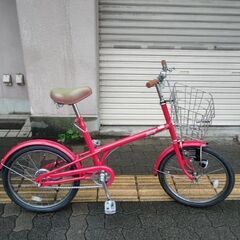 [日本製] cf STREET 20吋ミニベロ(小径車) シングル/レッド