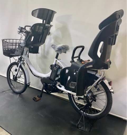 関東全域送料無料 保証付き 電動自転車 ヤマハ パスバビー 20インチ 3人乗り 8.7ah 白