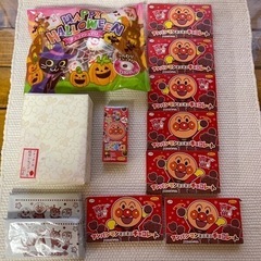 お菓子　アンパンマンちょこ　マシュマロ　お垣