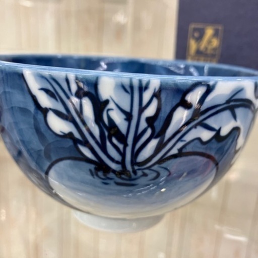 ⭐️源右衛門⭐️飯椀 お茶碗２客 かぶ絵 有田 古伊万里