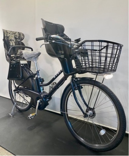 関東全域送料無料 業界最長12ヶ月間保証付き 電動自転車 ブリヂストン ハイディ2 26インチ 3人乗り 8.7ah 紺