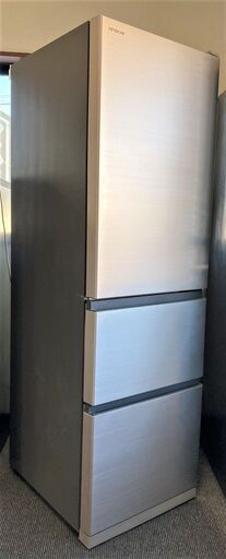 【中古品】HITACHI 冷蔵庫 R-V32NV 3ドア 315L 2020年製 j11-4