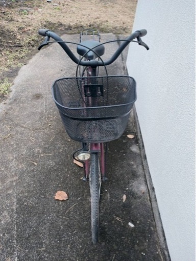 紫色自転車