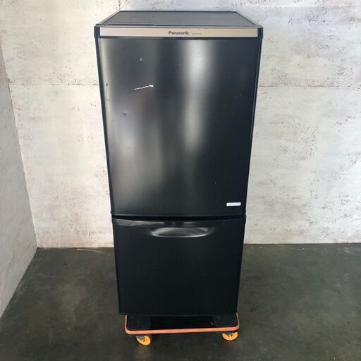 【Panasonic】 パナソニック 2ドア冷凍冷蔵庫 容量138L 冷蔵94L 冷凍44L NR-BW148C-K 2015年製