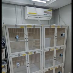 ペットケージ・ペットホテル用3段マンション犬舎【HW-800GN...