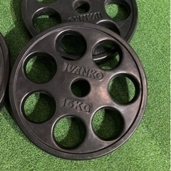 最大80％オフ IVANKO（イヴァンコ）オリンピックラバープレート 15kg×2 ウエイトトレーニング
