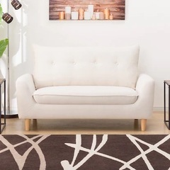 ニトリ　カジュアルソファ(ベージュ)の画像