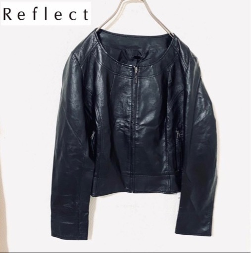 【新品・定価34650円】reflect レザージャケット　ライダース　L