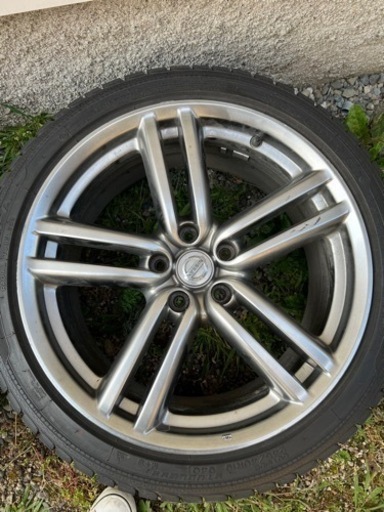 Y50フーガ　純正ホイール19インチ エンケイ製】ニッサン Y50 フーガ タイプS 純正 19in 8.5J +50