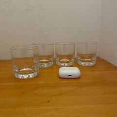 ◆美品◆ ロックグラス4個セット/使い勝手の良いサイズの画像