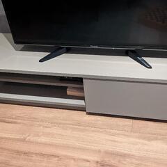 【引渡来年2月以降】LOWYAテレビ台 アースグレー ※状態良好