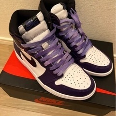 【断捨離】AIRJORDAN 1 レトロ HIGH OG コートパープルの画像