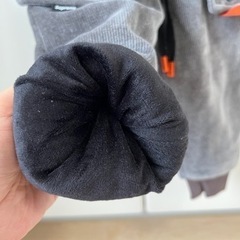 真冬これ一枚だけいけるの中綿　長ズボン　厚手　80-100cmの画像