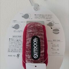 新品 OUTDOOR アウトドア バックアームイヤーマフ 赤系の画像