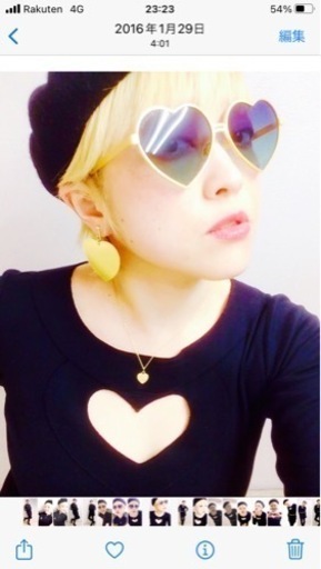 ワイルドフォックス ハートサングラス