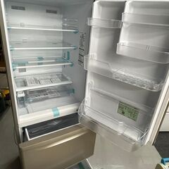 【店頭お渡し】　未使用☆　2022年製　パナソニック３ドア（365Ｌ）　自動製氷　まんなか野菜室　ＡＩエコナビ搭載の画像