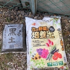 園芸用土を差し上げます。